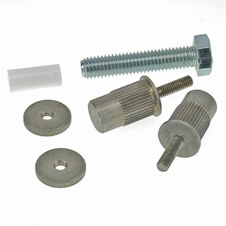 E-sert-NA        	Faber E-sert = Epiphone, etc. to 59 ABR converter studs,  12mm/4mm, Steel, Nickel, aged 