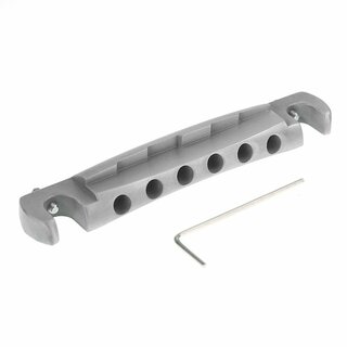 TPWC-59NA        	Faber TPWC-59 Vintage Spec ALU Compensated Wraparound Tailpiece, Nickel, aged 