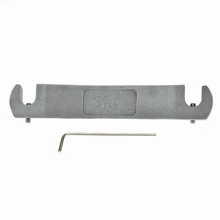 TPWC-59NA        	Faber TPWC-59 Vintage Spec ALU Compensated Wraparound Tailpiece, Nickel, aged 