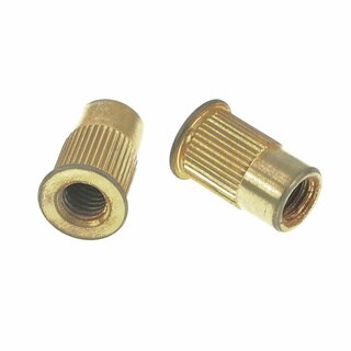 TPI-B-MGA        	Faber 8mm Tailpiece Inserts (pair) Steel, gold plated, aged, d inside = 8mm