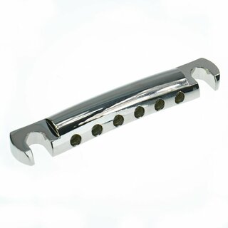 TP-59NG        Faber TP-59 Vintage Spec ALU Stop Tailpiece, Nickel, gloss 