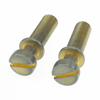 TPST-MGA        	Vintage style tailpiece studs, aged gold, METRIC