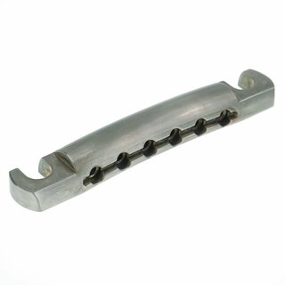 TP-59NA       Faber TP-59 Vintage Spec ALU Stop Tailpiece, Nickel, aged