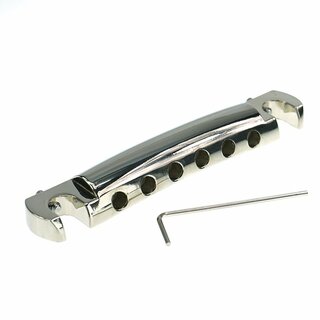 TPW-59NG        	Faber Vintage Spec ALU Wraparound Tailpiece, Nickel, gloss
