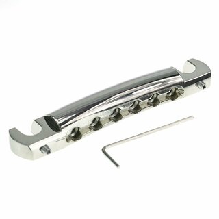 TPW-59NG        	Faber Vintage Spec ALU Wraparound Tailpiece, Nickel, gloss