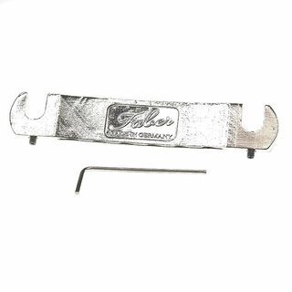 TPW-59NG        	Faber Vintage Spec ALU Wraparound Tailpiece, Nickel, gloss
