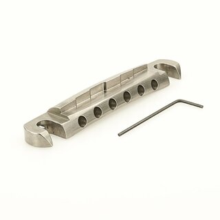 TPWC-59T        	Faber TPWC-59 Vintage Spec ALU Compensated Wraparound Tailpiece, Titan, natural, satin-matt