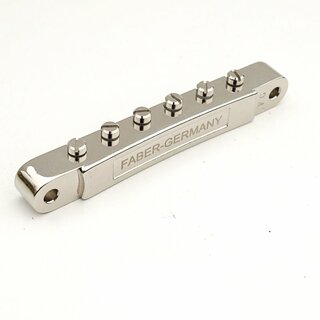 HYBRIDge-H-NG        ABRH Bridge, For Gibson ABR-1, Gloss Nickel, Titanium/Brass saddles