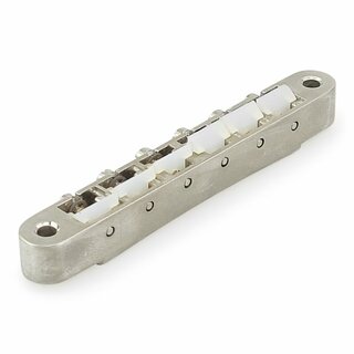 ABRN-NAN        ABRN Bridge, Fits Nashv studs, Aged Nickel, Nylon saddles