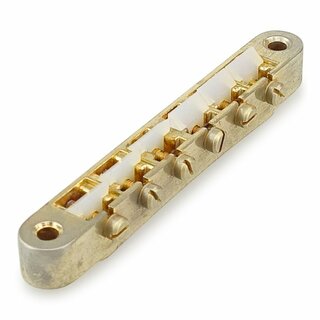 ABRN-GAN        ABRN Bridge, Fits Nashv studs, Aged Gold, Nylon saddles