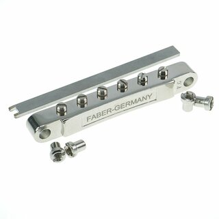ABRL-TG        ABRL Bridge, pat. pend. Locking System, Gloss Nickel, TITANIUM saddles