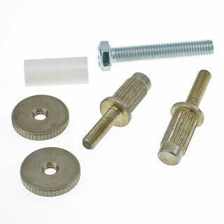 iNsert-INA          Faber iNsert = Nashville to 59 ABR converter studs, 7mm/6-32inch,Brass, nickel plated, aged