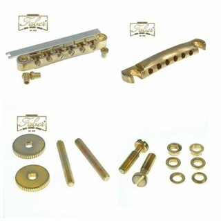 Kopie von Faber Masterkit with Locking Bridge fits Historic Gibson Guitars with Inch Hardware Gold Gloss