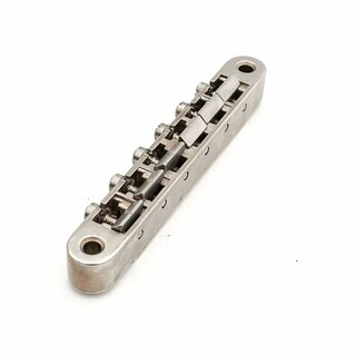 ABRM-TA        ABRM Bridge, Fits 4mm studs,Aged Nickel, TITANIUM saddles