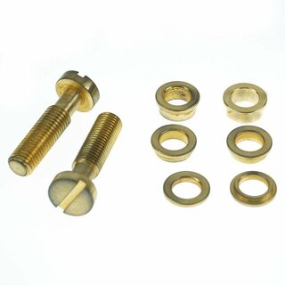 TL-MGA        		Faber Tone-Lock Kit,  2 Schraubbolzen (Metric Gewinde-thread)  + 3 Paar Distanzhlsen, Gold- aged 